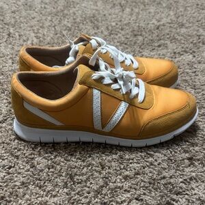 Vionic Women's Yellow and White Sneakers Size 10